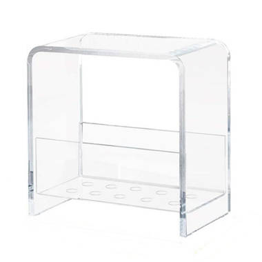 Acrylic shower online bench